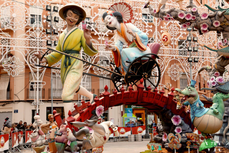 Las Fallas is the most important festival in Valencia