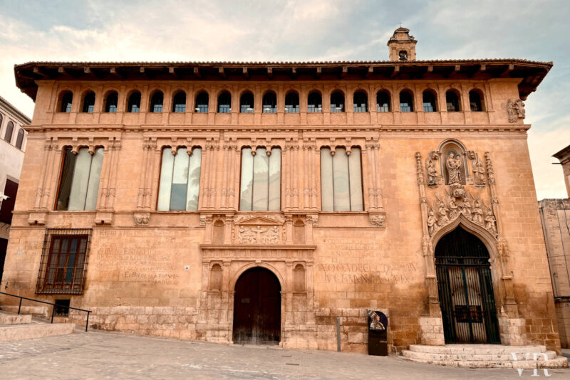 The ornate facade of the Royal Hospital in Xàtiva