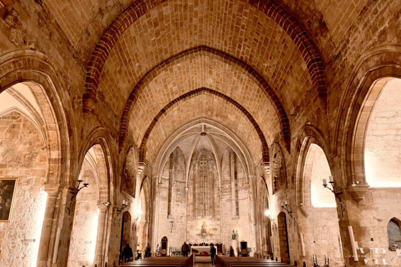 Interior of Church of San Juan del Hospital in Valencia