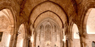 Stone interior of a church in Valencia