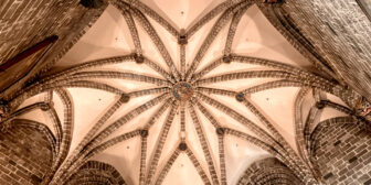 Ceiling of the Holy Grail Chapel in Valencia