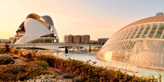Sunset over the City of Arts and Sciences